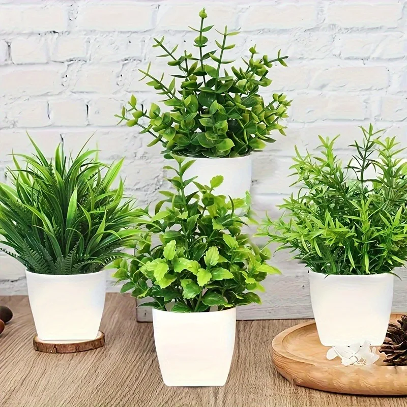Home Office Layout - 卸売 OEM/ODM 人工ミニ鉢植え偽スプレー ユーカリの植物ポット観葉植物ホーム オフィス用