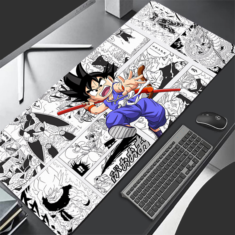 Home Office Layout - マウスパッド コンピューター 新しい悟空マウスパッド ドラゴンボール キーボードパッド クールマウスマット