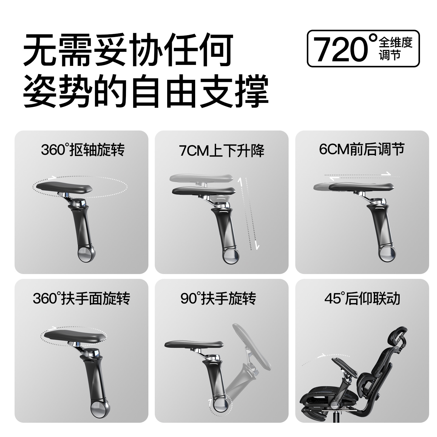 人間工学に基づいたマッサージ機能付きランバーサポート加熱オフ - Ergonomic Office Chair のレビューと価格