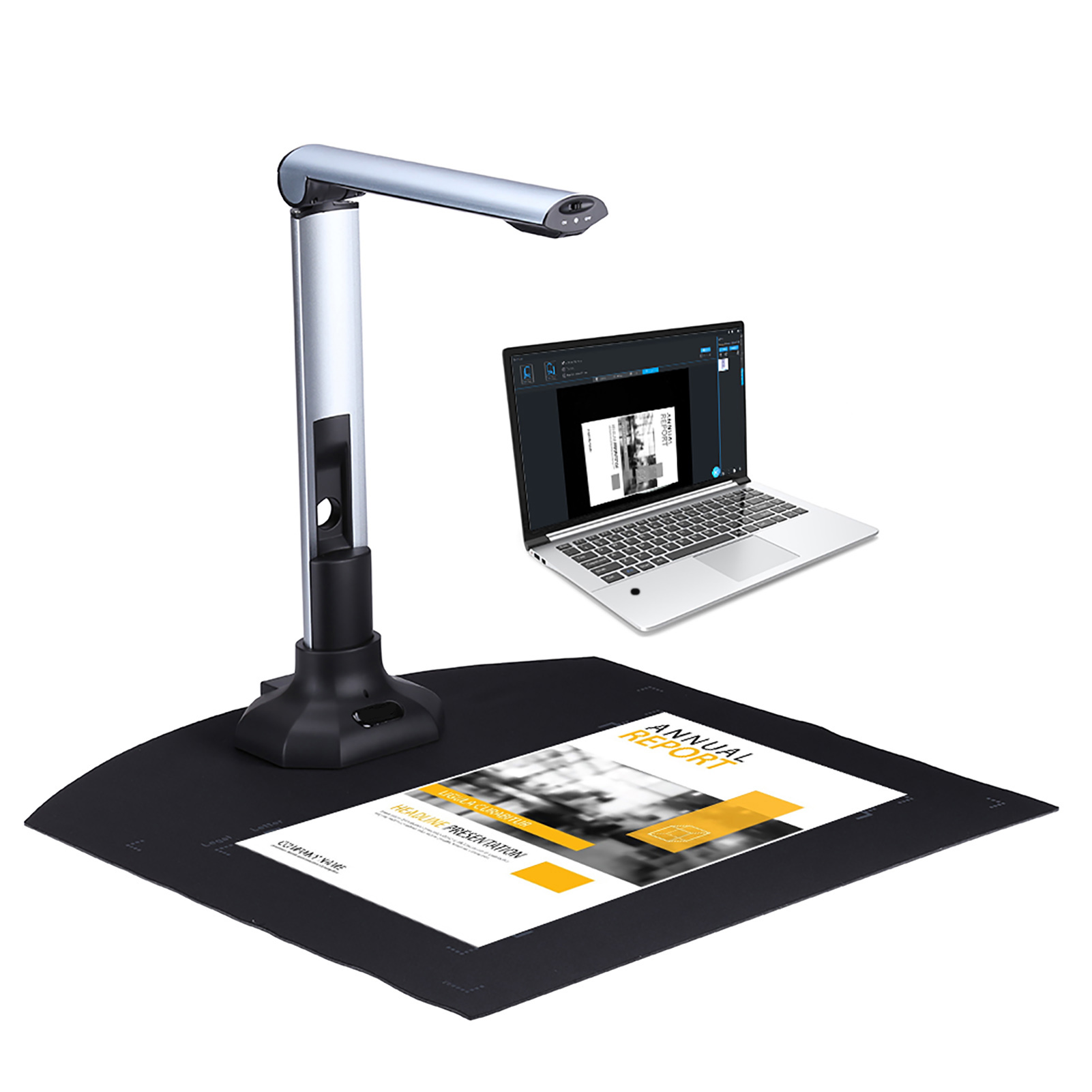 ドキュメントスキャナー 10MP HD 折りたたみ式 ポータ - Document Scanner Portable のレビューと価格