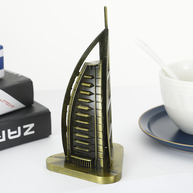 ブルジュアルアラブオフィスデスクトップ装飾品金属工芸品ドバイ - Home Office Dubai のレビューと価格
